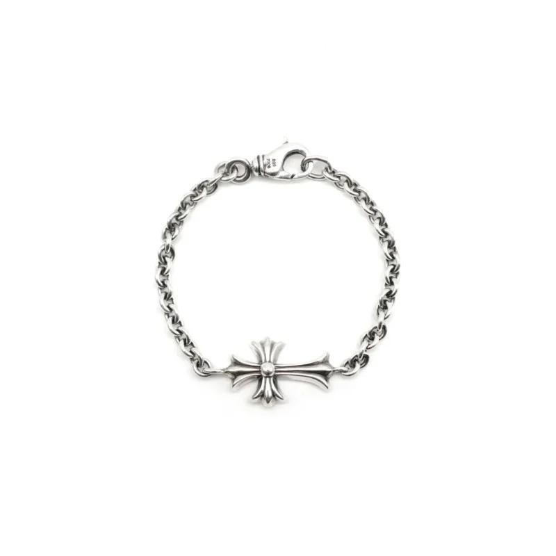 Silver Cross Ne Chain Lobster Clip Bracelet Chrome Hearts Accessories for Eyewear