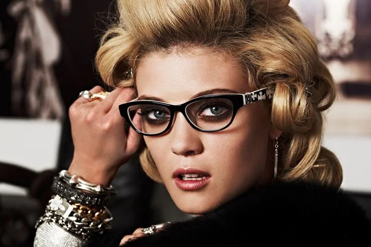 Red carpet celebrity wearing Chrome Hearts designer glasses